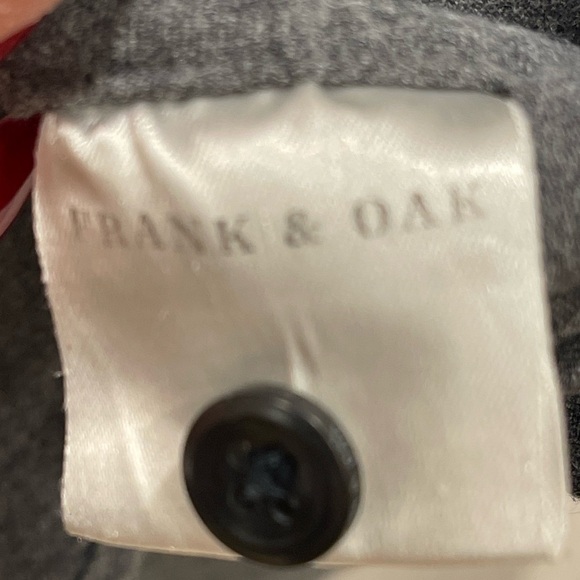 Frank & Oak Short Sleeve Button Up XL Men’s Baseball Gray - Picture 4 of 5